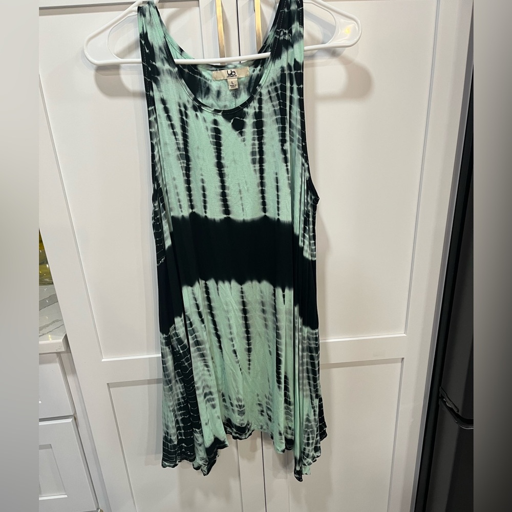 Ya Los Angeles Tie Dye Mini Dress, Size Large